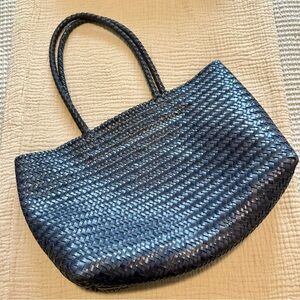Madewell Handwoven Leather Tote